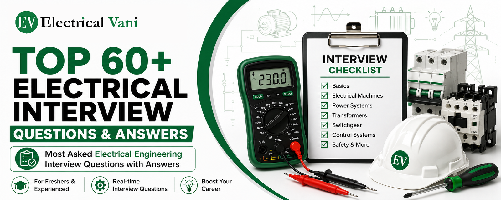 Top 60+ Electrical Engineering Interview Questions and Answers for Freshers and Experienced Engineers