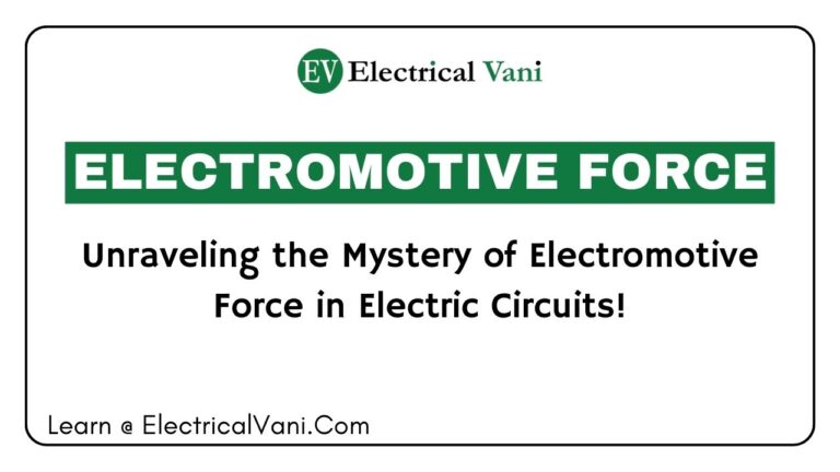 What Is Emf Electromotive Force Definition Formula Unit And